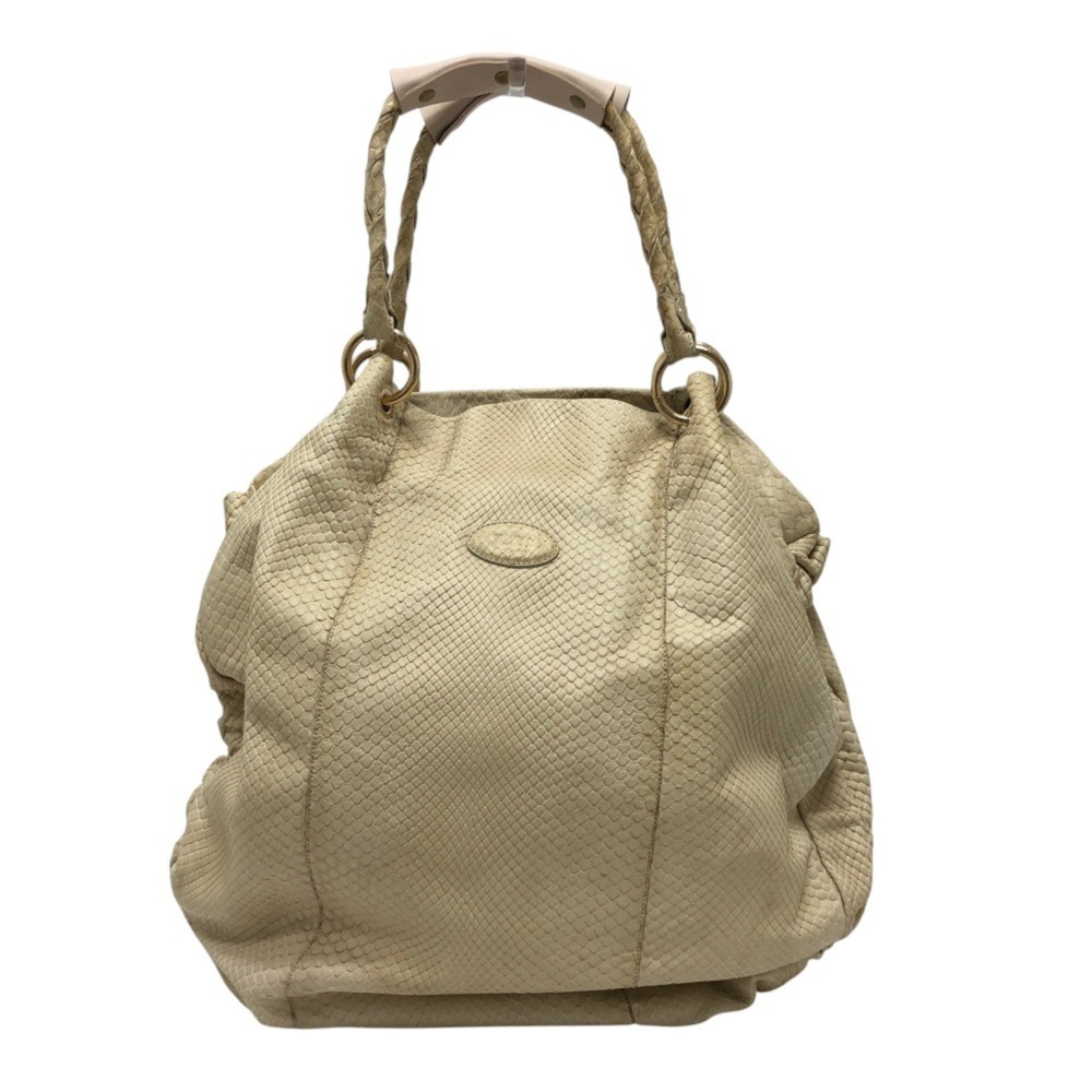 Tod's TOD’S Tod’s embossed leather handbag, shoulder bag, tote bag with handl...